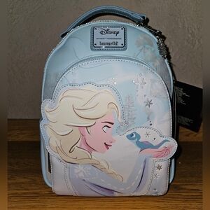 NWT Disney Elsa and Bruni Loungefly Backpack